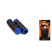 Грипсы TRIX, для детских велосипедов, резиновые, 95мм, черно-синие GRTX-48-BLACK-BLUE