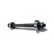 Ось задней втулки 3/8"x145 мм на промподшипниках (6200RS/6000RS), под эксцентрик, под кассету, в сборе, WZ-AX07RB