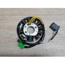 Статор генератора 152QMI 157QMJ 125/150сс 11 катушек