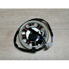 Магнето в сборе 152QMI/157QMJ 125/150сс 6 катушек (ротор + статор)
