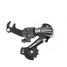 Переключатель задний SHIMANO, Tourney, RD-TY21B , 6 ск., под ось, SS(65мм), (черный/серебристый, ARDTY21BSSBL)