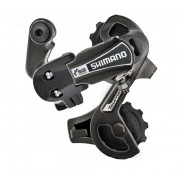 Переключатель задний SHIMANO, Tourney, RD-TY21B, 6/7 скор., под петух, SS(65мм), (черный, ARDTY21BSSDS)