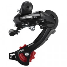 ПЕРЕКЛЮЧАТЕЛЬ ЗАДНИЙ SHIMANO TOURNEY, RD-TZ500, 6/7 СК., ПОД ПЕТУХ, SGS, ПОДВОД - ПРЯМОЙ