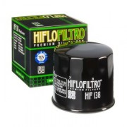 ФИЛЬТР МАСЛЯНЫЙ HIFLO HF138 ДЛЯ ARCTIC CAT TRV 400/500/550/650/700, H1 550/650/700// KAWASAKI KLV1000// SUZUKI KINGQUAD 400/450/500/750// KYMCO// BIMOTA// APRILIA// SACHS// CAGIVA MOTORCYCLE