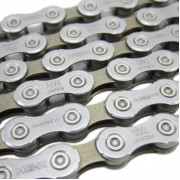 Цепь Shimano Deore, HG54, 10 скоростей, 122 звенньев, пин, серебристая, без упаковки