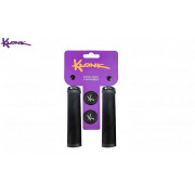 Рукоятки руля (грипсы) KLONK, 130 мм, Side Lock Alu, с барендами, KLK-11007, Black