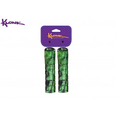 Рукоятки руля (грипсы) KLONK, 130 мм, One Side Lock Alu, KLK-11012, Black/Green