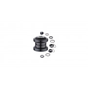 Рулевая колонка MIXIEER, 1-1/8"-1.5", безрезьбовая, EC 34 / 28.6 EC 34/30, подшипники 5/32"x20- 2шт, с якорем, высота 24.5мм, черная
