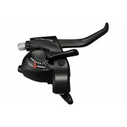 Рукоятка переключения передач правая SHIMANO TOURNEY ST-TX800-8R, комбинированная, 8 ск. (черный, ASTTX800R8AL)
