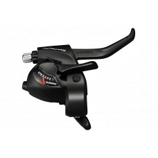 Рукоятка переключения передач правая SHIMANO TOURNEY ST-TX800-8R, комбинированная, 8 ск. (черный, ASTTX800R8AL)