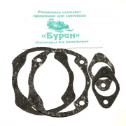 Набор Буран прокладок 4-х канальный (под цил.-2 шт., под карб.-2 шт.) (г.Шахты)