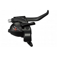 Рукоятка переключения передач правая SHIMANO TOURNEY ST-TX800-8R, комбинированная, 8 ск. (черный, ASTTX800R8AL)